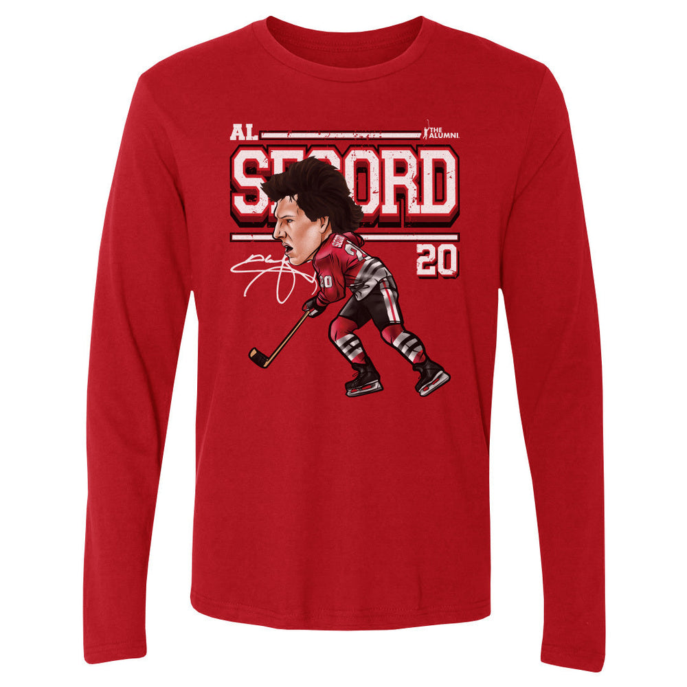 Al Secord Chicago Cartoon WHT (ONLINE ORDER ONLY)