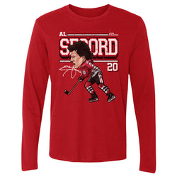 Al Secord Chicago Cartoon WHT (ONLINE ORDER ONLY)