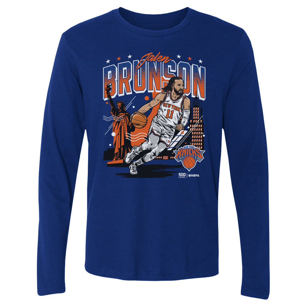 Jalen Brunson New York Knicks Skyline WHT (ONLINE ORDER ONLY)