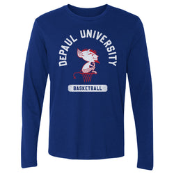 DePaul Blue Demons Mascot Basketball WHT