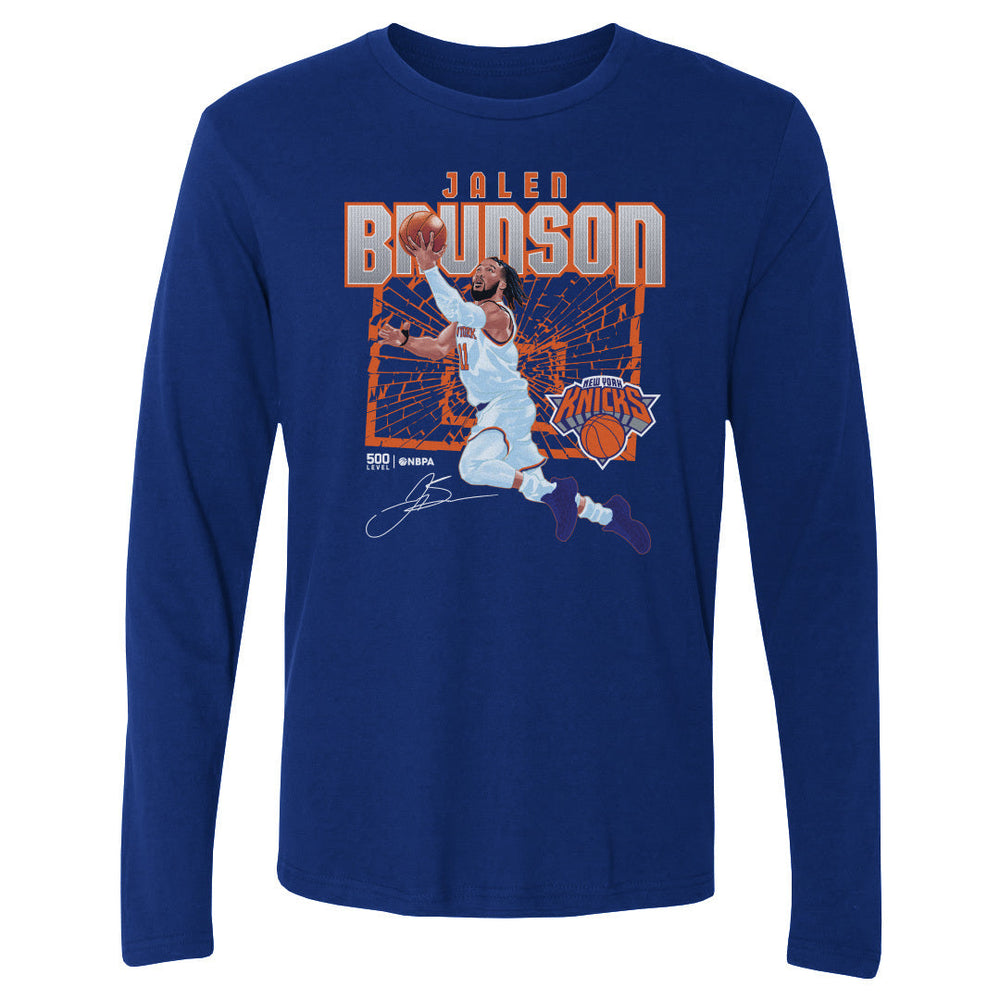 Jalen Brunson New York Knicks Shattered WHT (ONLINE ORDER ONLY)