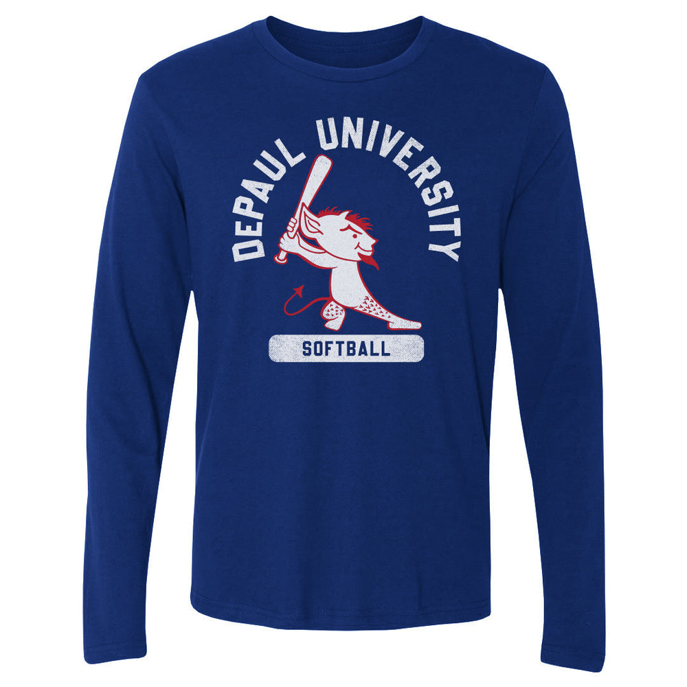 DePaul Blue Demons Billy Softball WHT (ONLINE ORDER ONLY)
