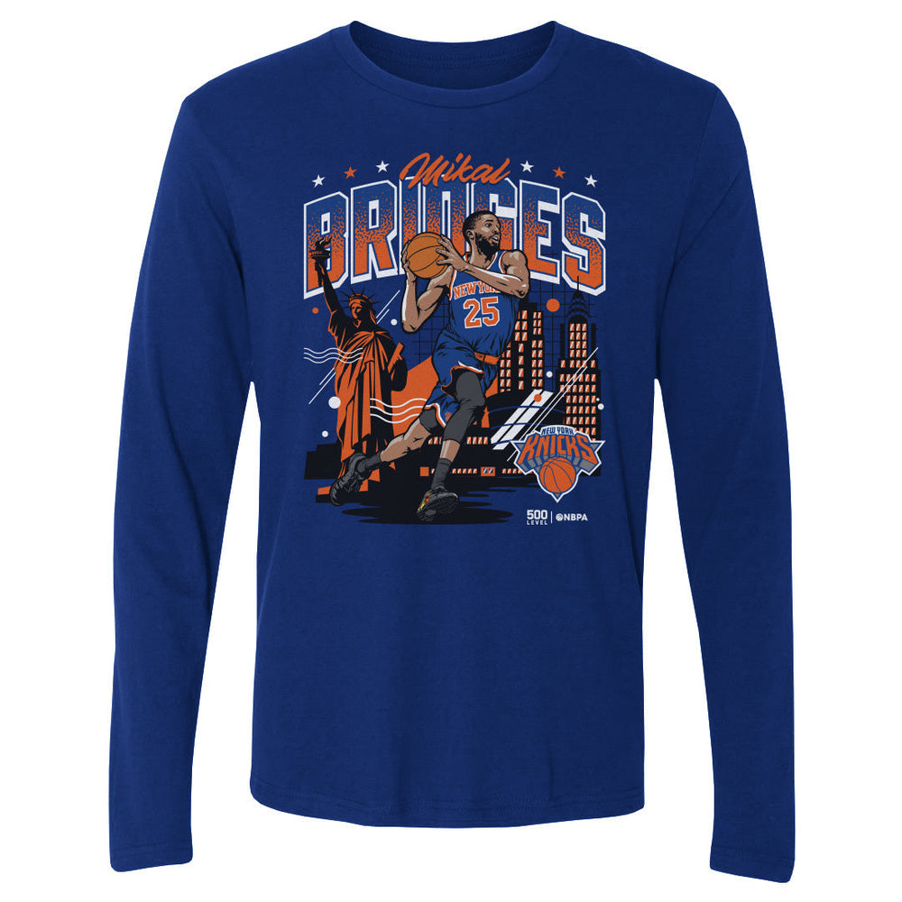 Mikal Bridges New York Knicks Skyline WHT (ONLINE ORDER ONLY)