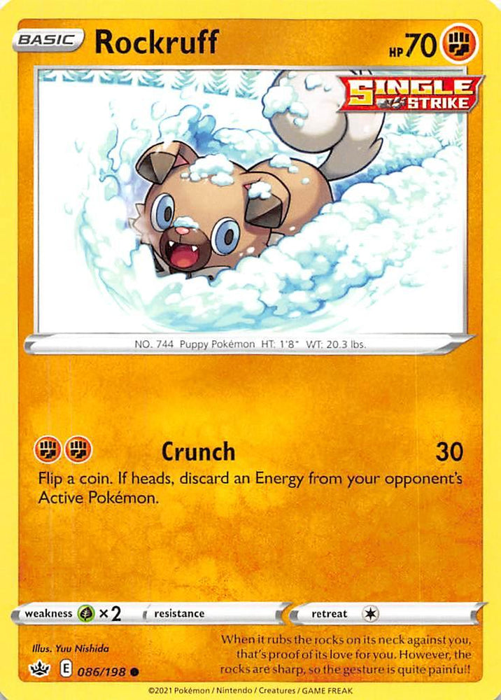Rockruff (086/198) [Sword & Shield: Chilling Reign] (Online Only)