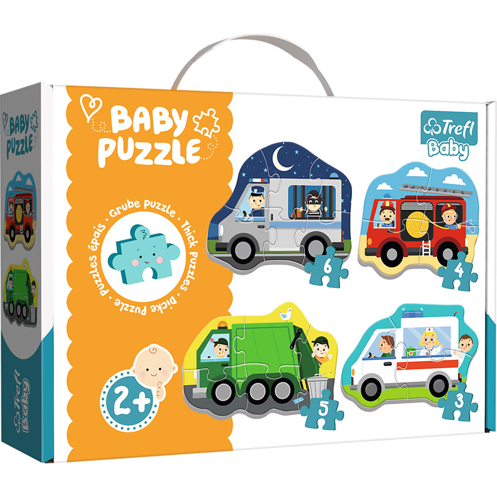 Trefl Baby Classic Puzzle - Vehicles and Jobs (ONLINE ORDER ONLY)