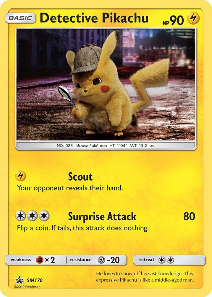 Detective Pikachu (SM170) [Sun & Moon: Black Star Promos] (Online Only)
