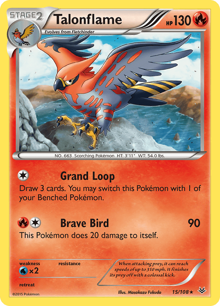 Talonflame (15/108) [XY: Roaring Skies] (Online Only)