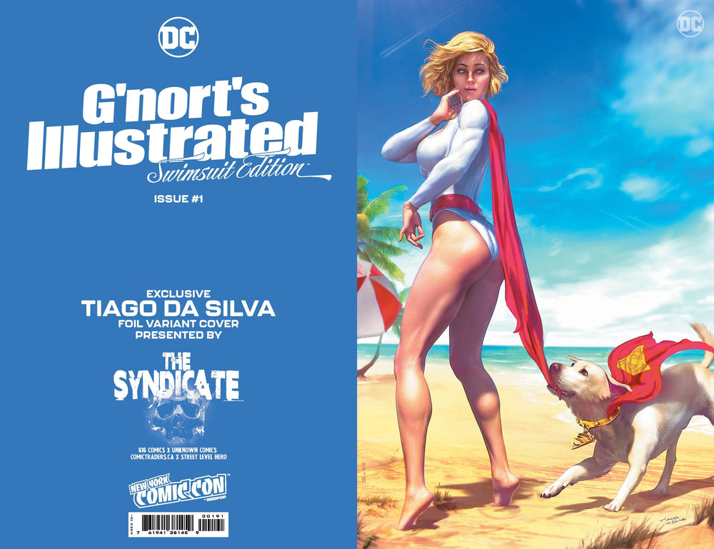 [FOIL] GNORTS ILLUSTRATED SWIMSUIT EDITION #1 TIAGO DA SILVA (616) EXCLUSIVE NYCC VIRGIN VAR (10/25/2023) (ONLINE ORDER ONLY)