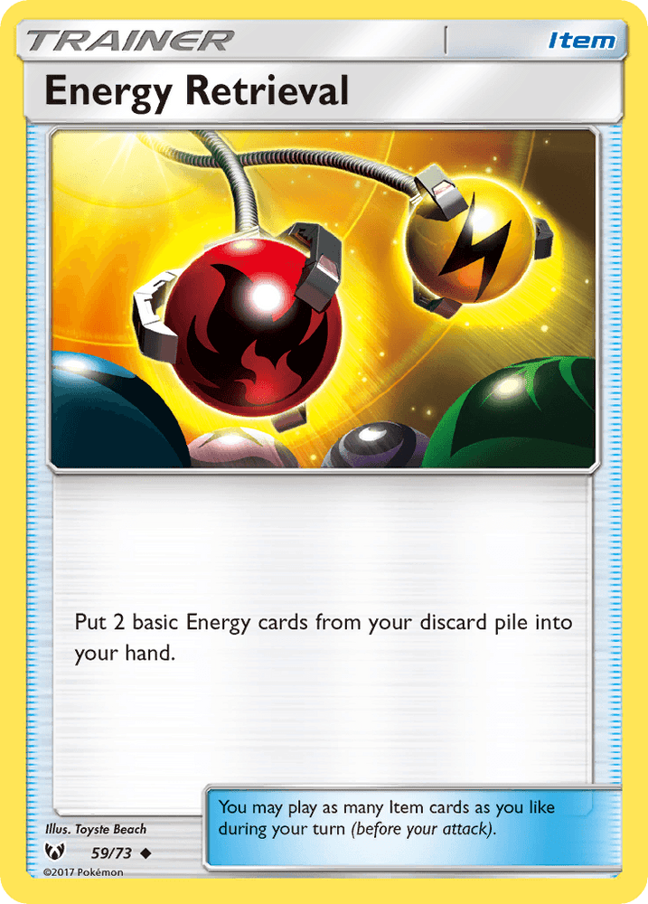 Energy Retrieval (59/73) [Sun & Moon: Shining Legends] (Online Only)