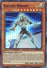 Galaxy Knight (Blue) [LDS2-EN049] Ultra Rare (ONLINE ORDER ONLY)