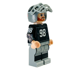 #98 DE Las Vegas Football Player Minifig made using LEGO parts - B3 Customs (Online Order Only)