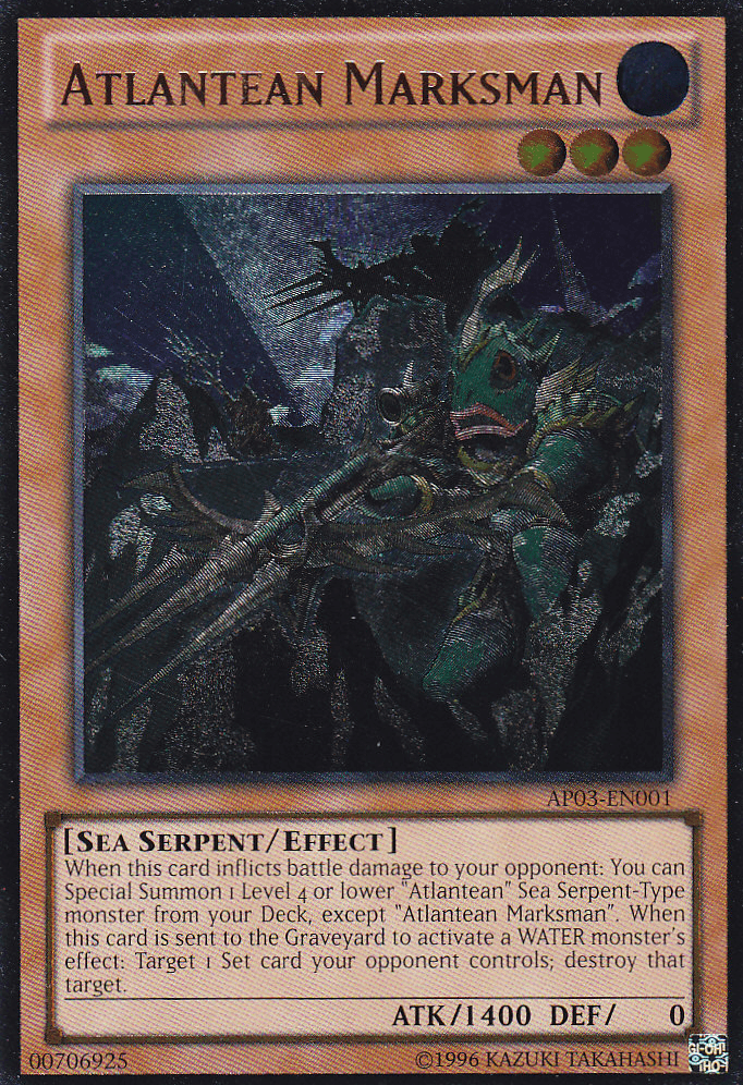 Atlantean Marksman [AP03-EN001] Ultimate Rare (ONLINE ORDER ONLY)