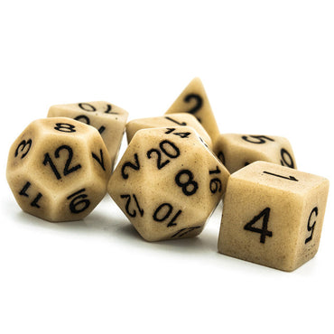 Brown Imitation Stone DND Dice RPG Resin Dice (46g) (Online Only)