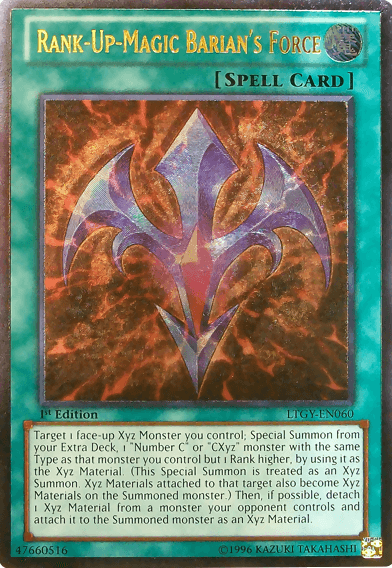 Rank-Up-Magic Barian's Force [LTGY-EN060] Ultimate Rare (ONLINE ORDER ONLY)