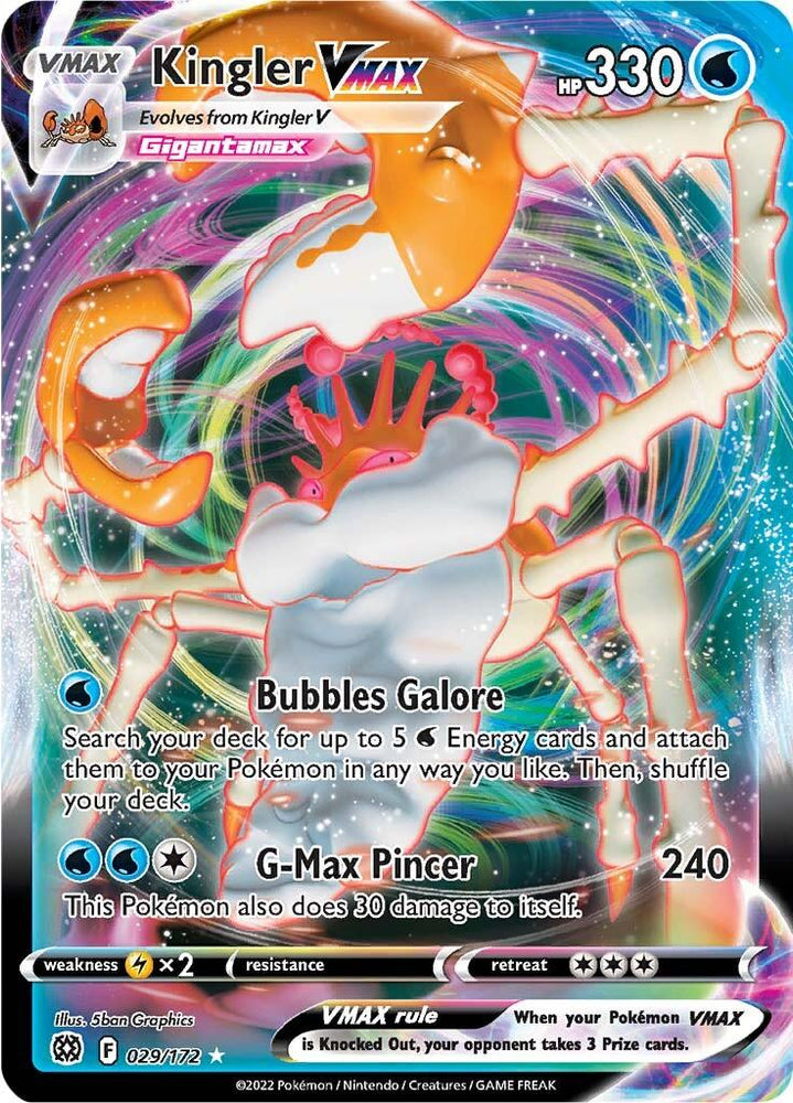 Kingler VMAX (029/172) [Sword & Shield: Brilliant Stars] (Online Only)