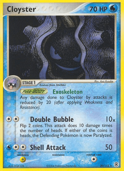 Cloyster (20/112) [EX: FireRed & LeafGreen] (Online Only)