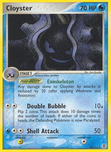 Cloyster (20/112) [EX: FireRed & LeafGreen] (Online Only)
