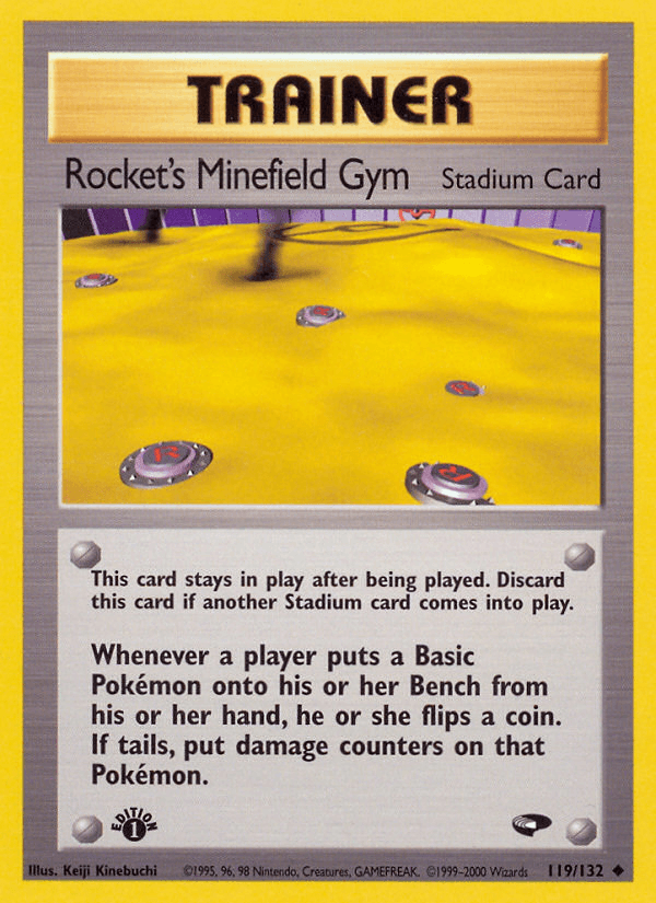 Rocket's Minefield Gym (119/132) [Gym Challenge 1st Edition] (Online Only)