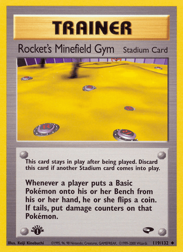 Rocket's Minefield Gym (119/132) [Gym Challenge 1st Edition] (Online Only)