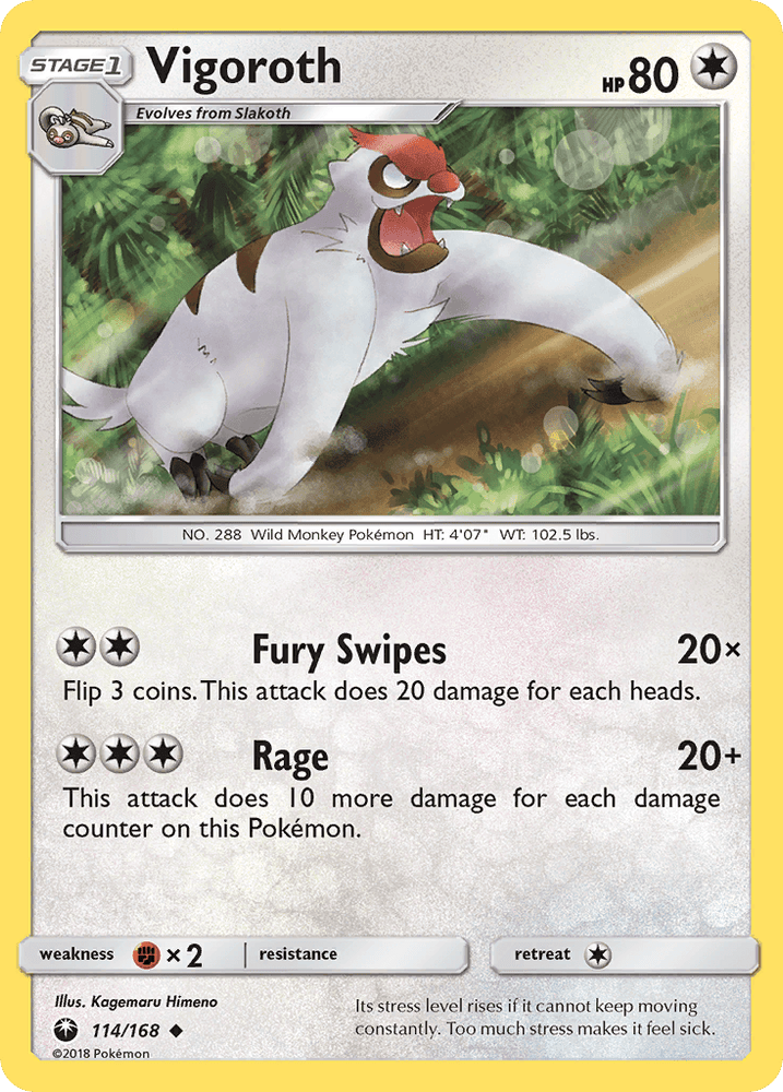 Vigoroth (114/168) [Sun & Moon: Celestial Storm] (Online Only)