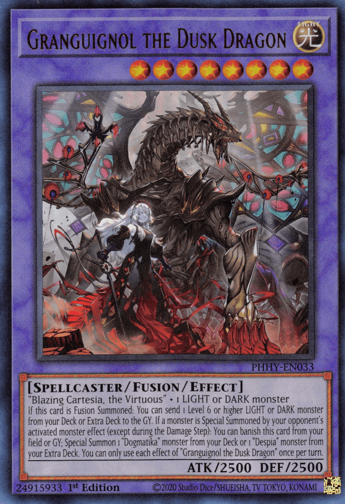 Granguignol the Dusk Dragon [PHHY-EN033] Ultra Rare (ONLINE ORDER ONLY)