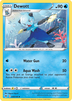 Dewott (034/185) [Sword & Shield: Vivid Voltage] (Online Only)