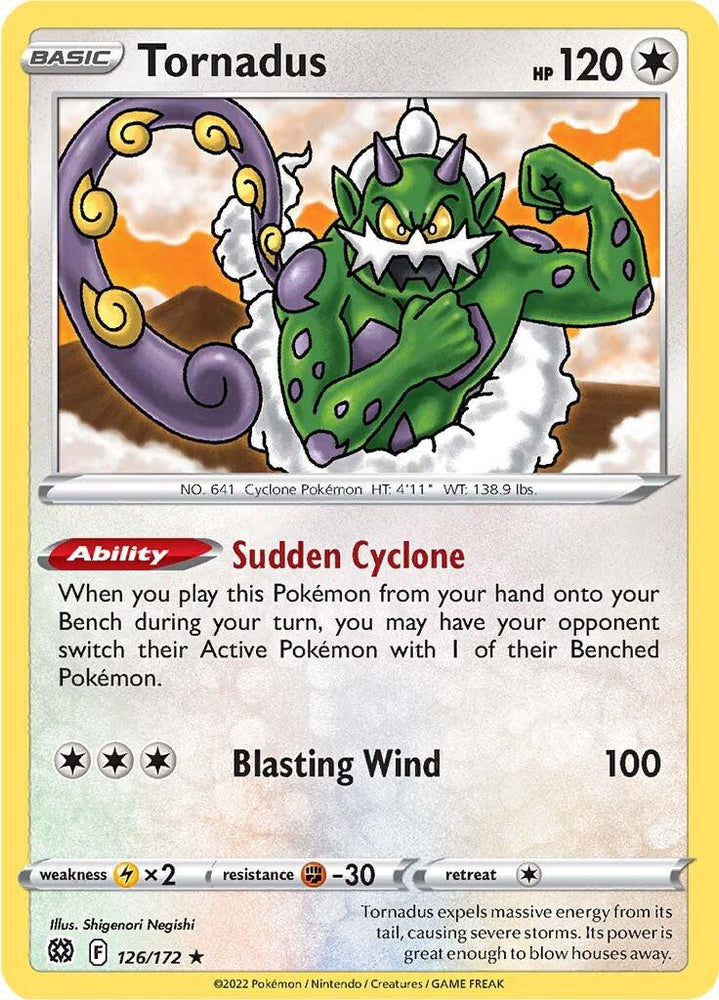 Tornadus (126/172) [Sword & Shield: Brilliant Stars] (Online Only)