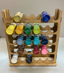 Vertical Paint Rack For 2oz Craft Paints - 36mm Diameter Bottles (Online Order Only) (Online Order Only)