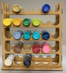 Vertical Paint Rack For 2oz Craft Paints - 36mm Diameter Bottles (Online Order Only) (Online Order Only)