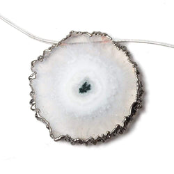 36x36-40x40mm Black Gold Leafed Solar Quartz Slices AAA Grade 4 pieces (ONLINE ORDER ONLY)