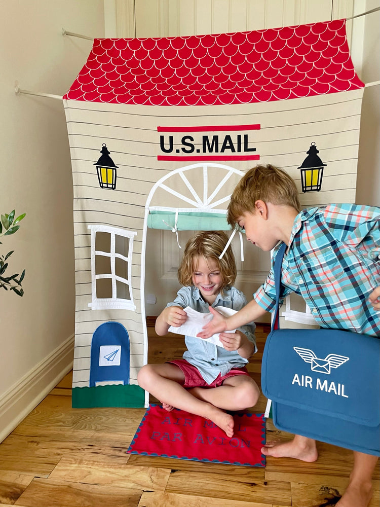 Post Office Doorway Storefront with Mailman's satchel (ONLINE ORDER ONLY)