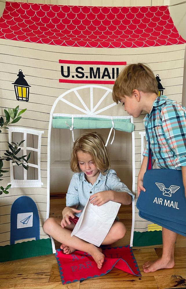 Post Office Doorway Storefront with Mailman's satchel (ONLINE ORDER ONLY)