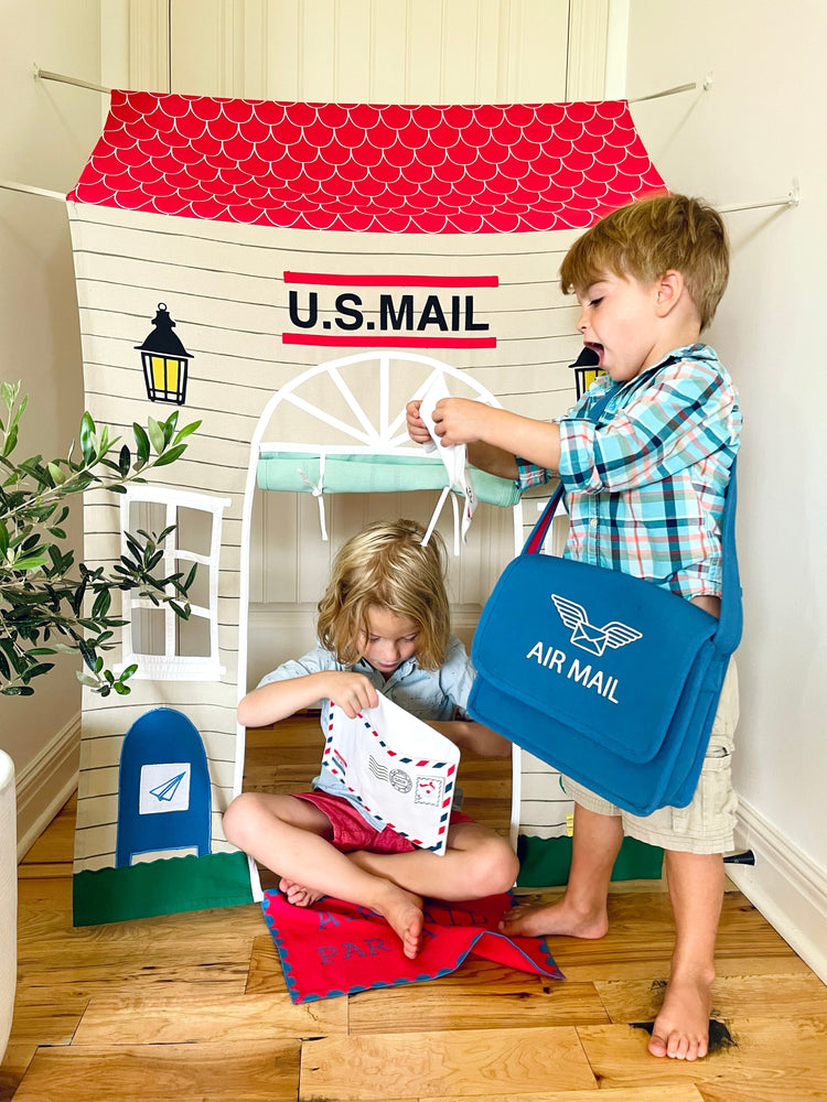 Post Office Doorway Storefront with Mailman's satchel (ONLINE ORDER ONLY)