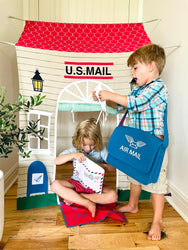 Post Office Doorway Storefront with Mailman's satchel (ONLINE ORDER ONLY)