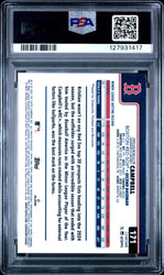 Graded 2025 Topps Chrome Kristian Campbell #171 Sepia Refractor Rookie RC Baseball Card PSA 8 Near Mint (ONLINE ORDER ONLY)