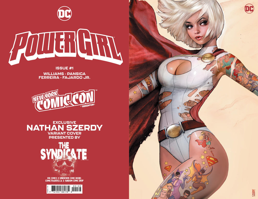 [Signed by Nathan Szerdy] POWER GIRL #1 NATHAN SZERDY (616) EXCLUSIVE FOIL NYCC VIRGIN VAR [IN STOCK] (ONLINE ORDER ONLY)