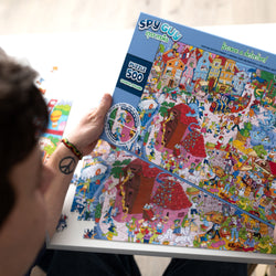 Trefl Kids Spy Guy Lost Items: Europe 500 Piece Puzzle