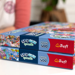 Trefl Kids Spy Guy Lost Items: Europe 500 Piece Puzzle