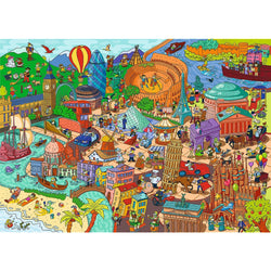 Trefl Kids Spy Guy Lost Items: Europe 500 Piece Puzzle
