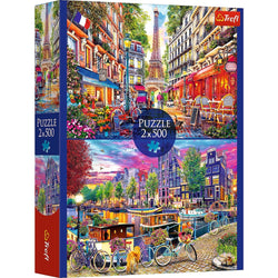 Trefl Red 2x500 European Capitals Puzzle