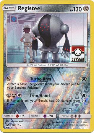 Registeel (68/111) (League Promo) [Sun & Moon: Crimson Invasion] (Online Only)