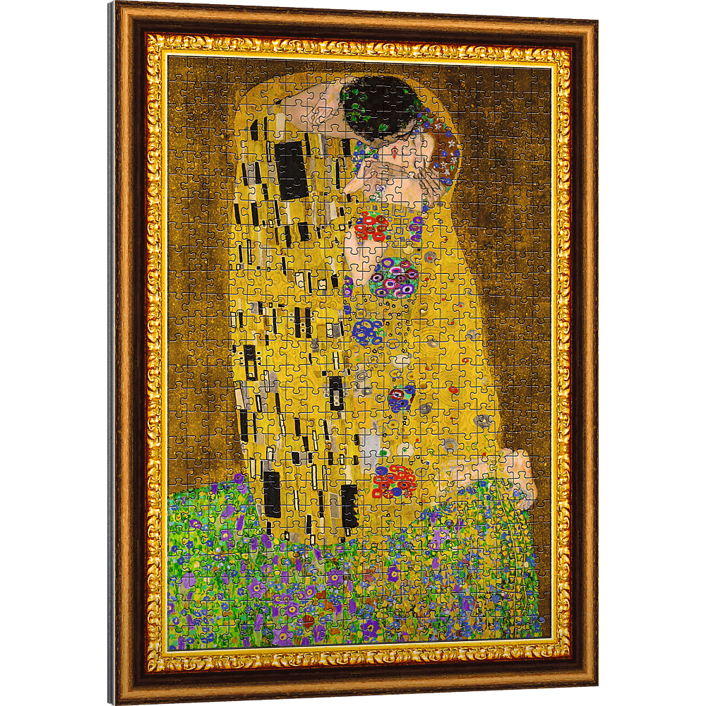 Trefl Red ArtFrame Puzzle The Kiss Gustav Klimt 500 Piece Puzzle (ONLINE ORDER ONLY)