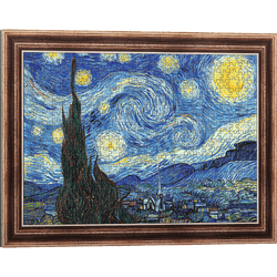 Trefl Red ArtFrame Puzzle The Starry Night Vincent van Gogh 500 Piece Puzzle