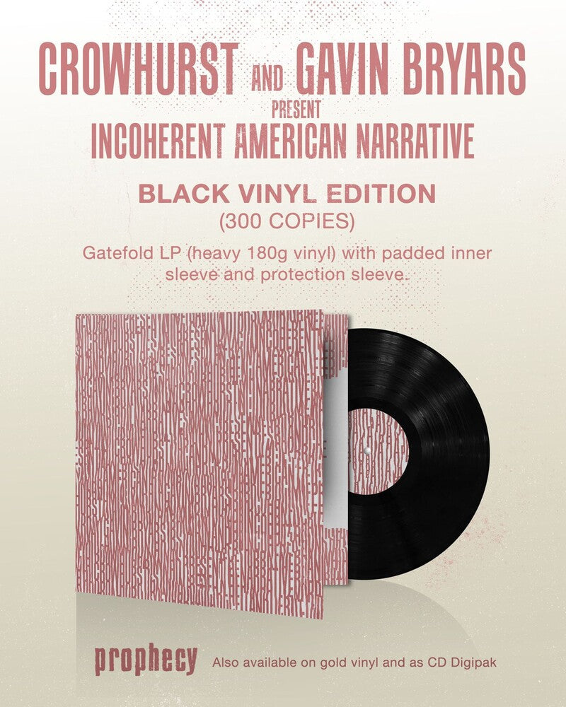 Crowhurst and Gavin Bryars present Incoherent American Narrative [LP]
