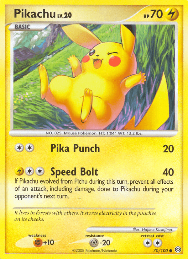 Pikachu (70/100) [Diamond & Pearl: Stormfront] (Online Only)
