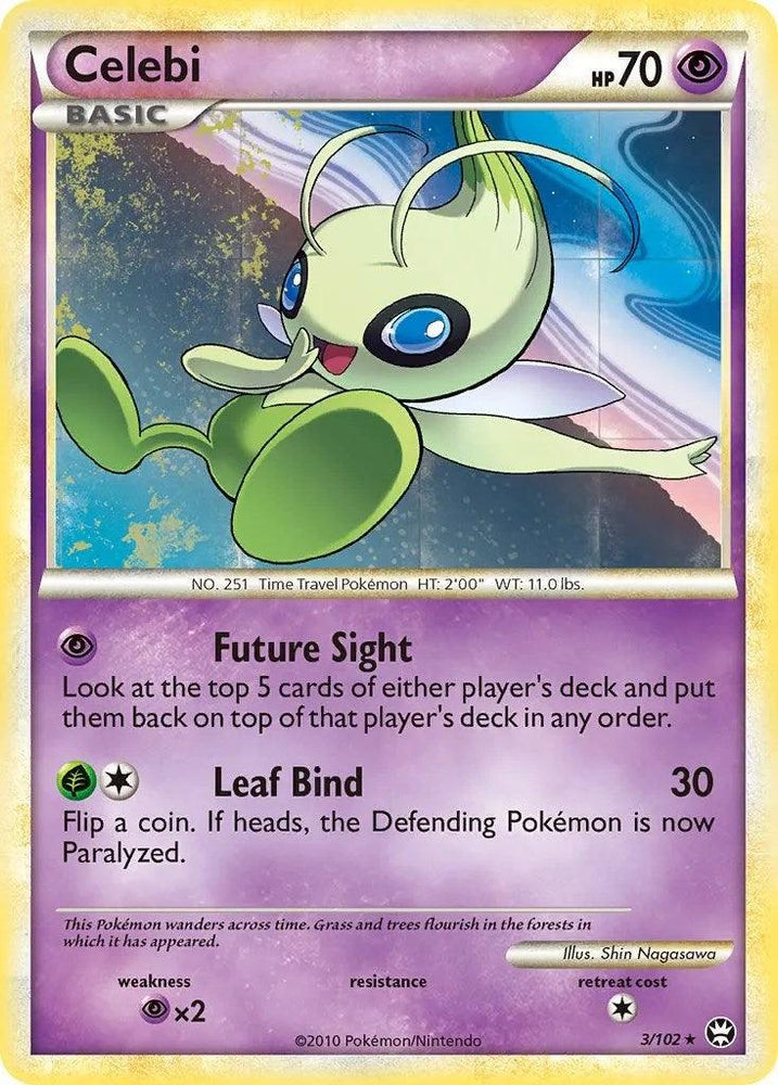 Celebi (3/102) (Movie Exclusive) [HeartGold & SoulSilver: Triumphant] (Online Only)