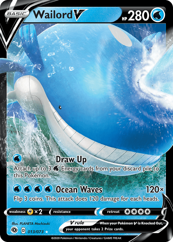 Wailord V (013/073) [Sword & Shield: Champion's Path] (Online Only)