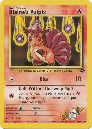 Blaine's Vulpix (66/132) [Gym Challenge Unlimited] (Online Only)