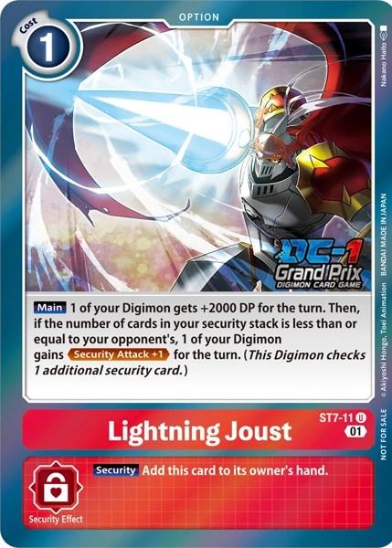 Lightning Joust [ST7-11] (Grand Prix 2022) [Starter Deck: Gallantmon] (ONLINE ORDER ONLY)