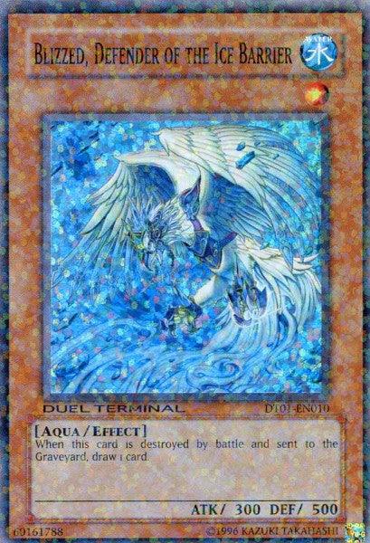 Blizzed, Defender of the Ice Barrier [DT01-EN010] Super Rare (ONLINE ORDER ONLY)